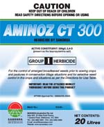 Label of Aminoz CT 300 Herbicide by Sanonda