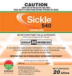 Label of SICKLE 540 HERBICIDE